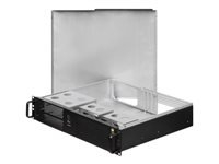 NETRACK NP5107 Netrack server case mini-ITX/microATX, 482 88,8 390mm, 2U, rack 19