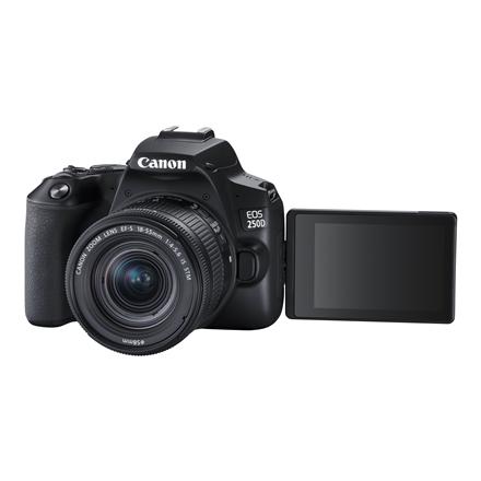 Canon | Megapixel 24.1 MP | Image stabilizer | ISO sensitivity (max) 256000 | Wi-Fi | Video recording | Manual | CMOS | Black