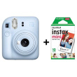 Fujifilm | Instax Mini 12 Camera + Instax Mini Glossy (10pl) | Pastel Blue | 800 395378