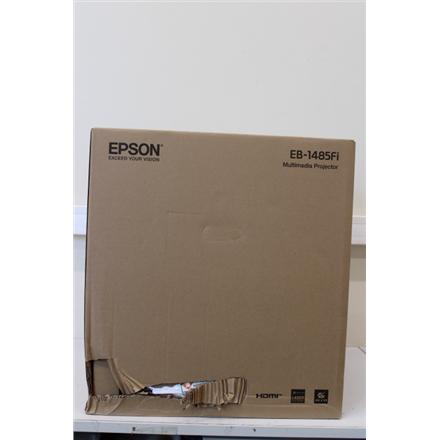 Renew. Epson EB-1485Fi 3LCD Full HD/1920x1080/16:9/5000Lm/2500000:1/White | Epson | DAMAGED PACKAGING