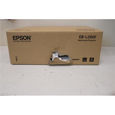 Renew. Epson EB-L260F Full HD 3LCD Projector 1920x1080/4600 Lm/16:9/2500000:1, White | Epson | EB-L260F | Full HD (1920x1080) | 4600 ANSI lumens | White | DAMAGED PACKAGING | Wi-Fi