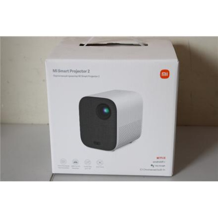 Восстановленный. Xiaomi Mi Smart Projector 2 EU | Xiaomi 2 | Full HD (1920x1080) | 500 ANSI lumens | White/Grey | LED Light Source with DLP technology | Android TV 9.0 | USED | Wi-Fi