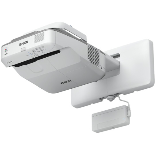 EPSON (1280x800) EB-695Wi Ultrakurzdistanz-Projektor 3LCD 16:10 3500 Lumen VGA, HDMI, composite video, MHL Speaker WXGA Valge