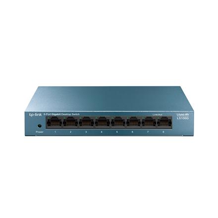 TP-Link LiteWave LS108G - Switch - unmanaged - 8 x 10/100/1000 - desktop - AC 220 V