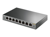 TP-LINK 8-Port Gigabit Easy Smart Switch 8 10/100/1000Mbps RJ45 ports MTU/Port/Tag-based VLAN QoS IGMP Snooping