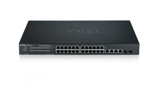 Zyxel Switch XMG1930-30, 24-port 2.5GbE Smart Managed Layer 2 Switch with 4 10GbE and 2 SFP+ Uplink