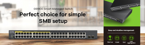Zyxel GS1900-48-EU0102F network switch L2 Gigabit Ethernet (10/100/1000) Black