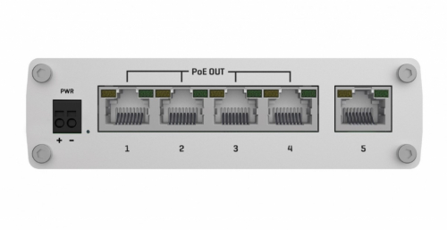 TELTONIKA Teltonika TSW101 Switch 5xGbE Ethernet 4xPoE+