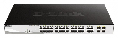 D-Link Switch DGS-1210-28MP 24GE PoE+ 4SFP