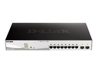 D-LINK 10-Port Layer2 PoE+ Smart Managed Gigabit Switch 8 x 10/100/1000Mbps TP RJ-45 PoE Port Port 1-8 802.3at Power-over-Eth