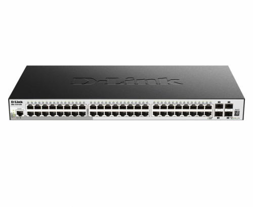 D-Link Gigabit Stackable Smart Managed Switch 48GE 4SFP+ with 10G Uplinks DGS-1510-52X