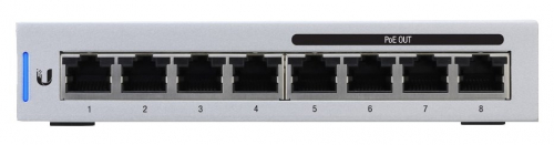Ubiquiti UniFi US-8-60W Managed L2 Gigabit Ethernet (10/100/1000) Power over Ethernet (PoE) Grey