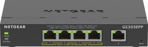 Netgear Netgear GS305EPP switch unmamaged 5GE (4xPoE+)