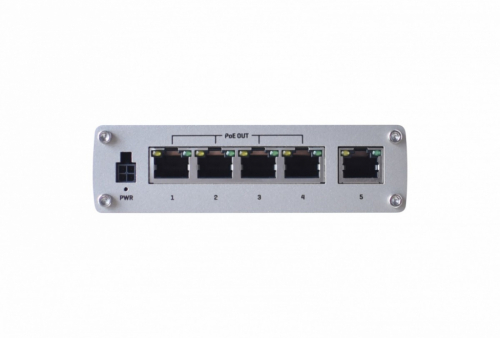 TELTONIKA Switch TSW100 4xPoE+, 5xGigabit Ethernet