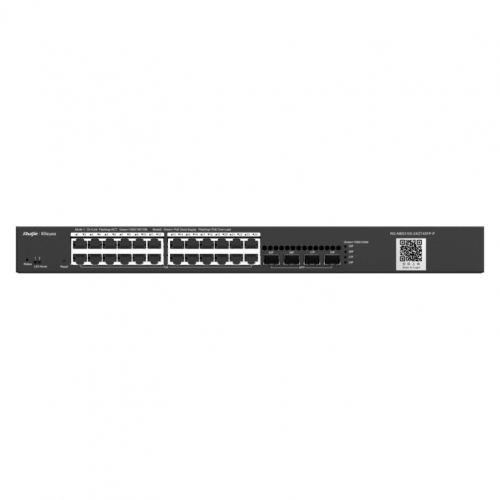 Ruijie Networks RG-NBS3100-24GT4SFP-P network switch Managed L2 Gigabit Ethernet (10/100/1000) Power over Ethernet (PoE) Black
