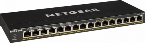 Netgear GS316PP Switch Unmanaged 16x1Gb PoE+