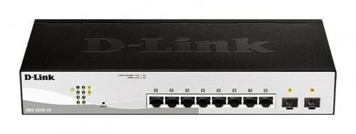 D-Link Switch DGS-1210-10 Smart 8xGE 2xSFP