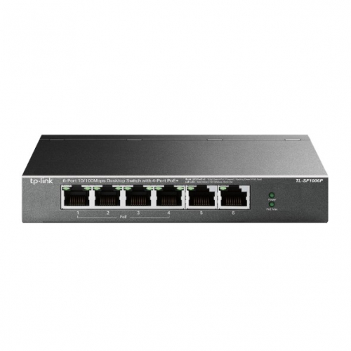 TP-LINK TP-Link SF1006P switch 6xFE (4xPoE+)