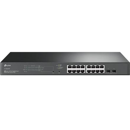 TP-LINK | JetStream 18-Port Gigabit Smart Switch with 16-Port PoE+ | TL-SG2218P | Managed L2 | Rackmountable | 1 Gbps (RJ-45) ports quantity | SFP ports quantity | Combo ports quantity | PoE ports quantity | PoE+ ports quantity | Power supply type | 60