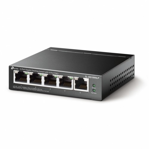 TP-LINK SG1005LP Switch 5x1Gb (4xPoE+)