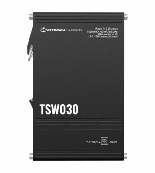 TELTONIKA Switch TSW030 8xRJ45 ports 10/100Mbps DIN