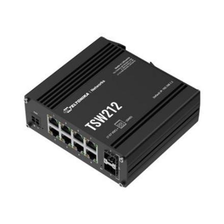 Teltonika Switch, 8 ports | TSW212 | L2 managed | Wall-mountable | SFP ports quantity 2