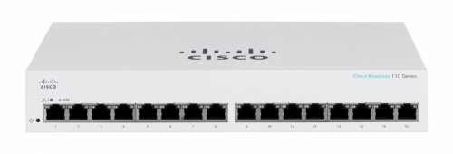 Cisco CBS110 Unmanaged L2 Gigabit Ethernet (10/100/1000) 1U Grey