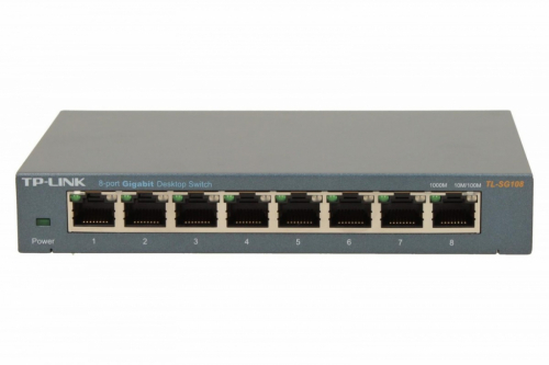 TP-LINK 8-Port 10/100/1000Mbps Desktop Switch TL-SG108