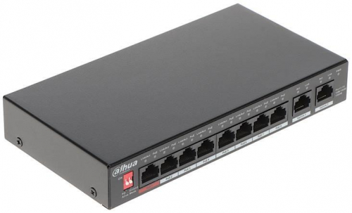 Switch|DAHUA|PFS3010-8GT-96|Desktop/pedestal|Rack|8x10Base-T / 100Base-TX / 1000Base-T|PoE ports 8|96 Watts|DH-PFS3010-8GT-96-V2