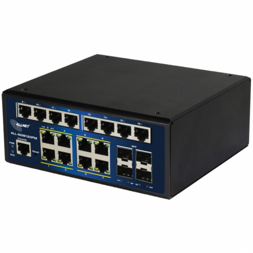 20+4P ALLNET ALL-SGI8120PM POE M industrial