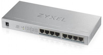 ZYXEL GS1008-HP, 8 PORT GIGABIT POE+ UNMANAGED DESKTOP SWITCH, 8 X POE, 60 WATT