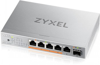 ZYXEL XMG-105 5 PORTS 2,5G + 1 SFP+, 4 PORTS 70W TOTAL POE++ DESKTOP MULTIGIG UNMANAGED DESKTOP SWITCH