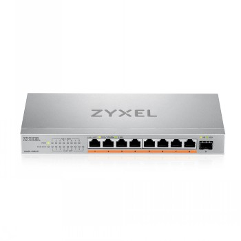 ZYXEL XMG-108 8 PORTS 2,5G + 1 SFP+, 8 PORTS 100W TOTAL POE++ DESKTOP MULTIGIG UNMANAGED SWITCH