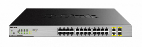 D-Link Switch Smart 2x SFP 24GE PoE DGS-1026MP