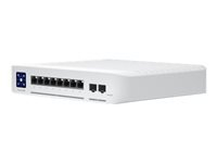 UBIQUITI USW-ENTERPRISE-8-POE UNIFI SWITCH 8x 2.5GB/S RJ45 POE+ 2x 10GB/S SFP+ TOUCHSCREEN TOTAL 120W