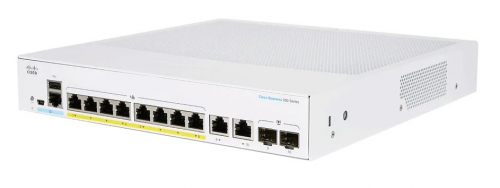 Cisco CBS250-8PP-E-2G-EU network switch Managed L2/L3 Gigabit Ethernet (10/100/1000) Silver