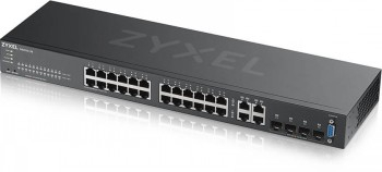 ZYXEL GS2220-28,EU REGION,24-PORT GBE L2 SWITCH WITH GBE UPLINK (1 YEAR NCC PRO PACK LICENSE BUNDLED)