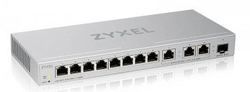 XGS1250-12, 12-PORT GIGABIT WEBMANAGED SWITCH WITH 8 PORT 1G + 3-PORT MULTIGIG