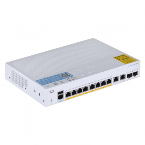 Cisco CBS250-8FP-E-2G-EU network switch Managed L2/L3 Gigabit Ethernet (10/100/1000) Silver