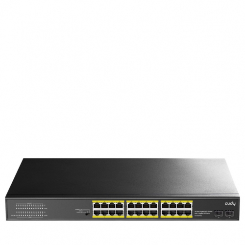 Cudy GS1028PS2 network switch Gigabit Ethernet (10/100/1000) Power over Ethernet (PoE) Black