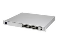 UBIQUITI USW-Pro-24-POE 24-port + 2xSFP+ 10 Gigabit Switch 16x PoE+ 8x POE++