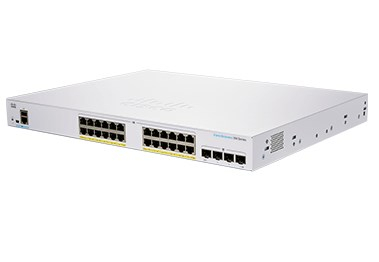 CBS350 Managed 24-port GE, Full PoE, 4x1G SFP