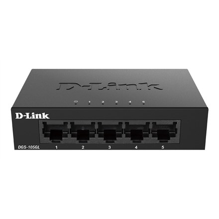 D-Link DGS 105GL - switch - 5 porte -