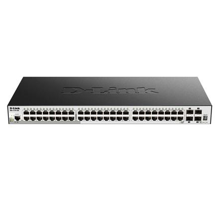 D-Link | Stackable Smart Managed Switch with 10G Uplinks | DGS-1510-52X/E | Managed L2 | Rackmountable | Gigabit Ethernet (copper) ports quantity 48