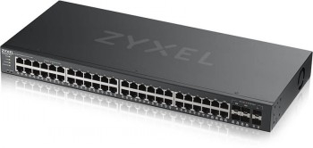 ZYXEL GS2220-50,EU REGION,48-PORT GBE L2 SWITCH WITH GBE UPLINK (1 YEAR NCC PRO PACK LICENSE BUNDLED)