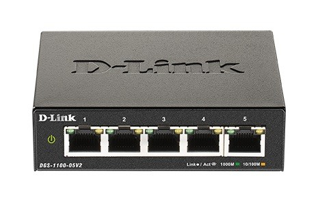 D-Link DGS-1100-05V2 switch Smart 5xGE