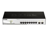 D-LINK 10-Port Layer2 Smart Managed Gigabit Switch dlink green 3.0 8x 10/100/1000Mbit/s TP RJ-45 Port2x 100/1000Mbit/s SFP