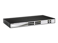 D-LINK 16-Port Layer2 Smart Managed Gigabit Switch dlink green 3.0 16x 10/100/1000Mbit/s TP RJ-45 Port4x TP Combo Port/SFP Slot