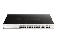 D-LINK 28-Port Layer2 PoE Gigabit Smart Managed Switch dlink green 3.0 24x 10/100/1000Mbit/s TP RJ-45 PoE Port 802.3at