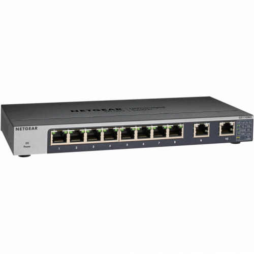 8+2P Netgear GS110MX-100PES